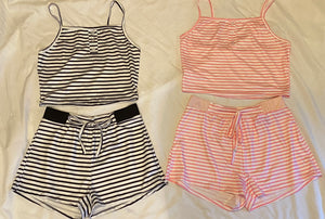 Diva Stripes Short Pajama Set